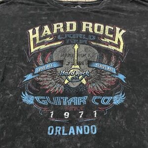 Hard Rock Cafe Orlando World Tour 1971 T-Shirt Mens XL Guitar Co